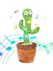 New Education Dance Cactu Plush Toy Repeat Talking Songs Interactive Wriggle Singing Toy Kid Babies Christmas Gift Entertainment