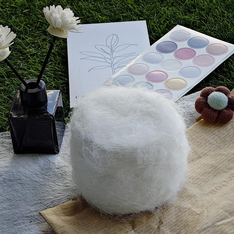 50g/roll Blended Synthetic Long Fur Mink Velvet Yarn Fine Mohair Handmade DIY Knitted Sweater Scarf Hat Long Fur Crochet Yarn