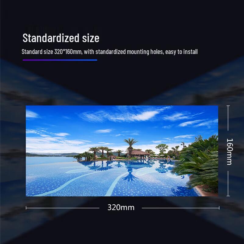 QIANGLI Q5 E Outdoor Full-Color LED Display CN plug (adapter included)