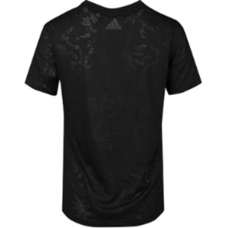 Adidas T Burnout Fashion Trend Comfortable Short Sleeve T-Shirt Women Tops Black FT2896