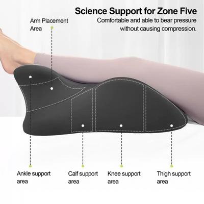 Paarkissen Rückenstützkissen mit wellenförmigem Design Ergonomische Haltungsunterstützung Memory-Schaum Gesäßkissen Beinkeil zum Sitzen und Liegen Brust und Rücken