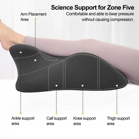 Couple Pillow Back Cushion with Wave-Shaped Design Ergonomic Posture Support Memory Foam Butt Cushion Leg Wedge for Sitting And Lying Chest And Back