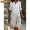 Fashion Summer Spring Short Sleeve POLO-Neck Casual Dresses