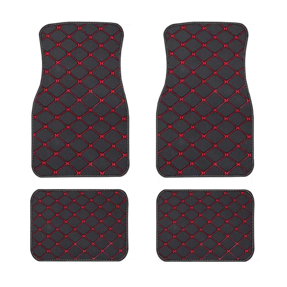 Universal Size Car Floor Mats for VW Golf Passat B5 B6 B7 B8 CC Touran Tiguan Toureg Touareg Phaeton T-ROC Car Accessories