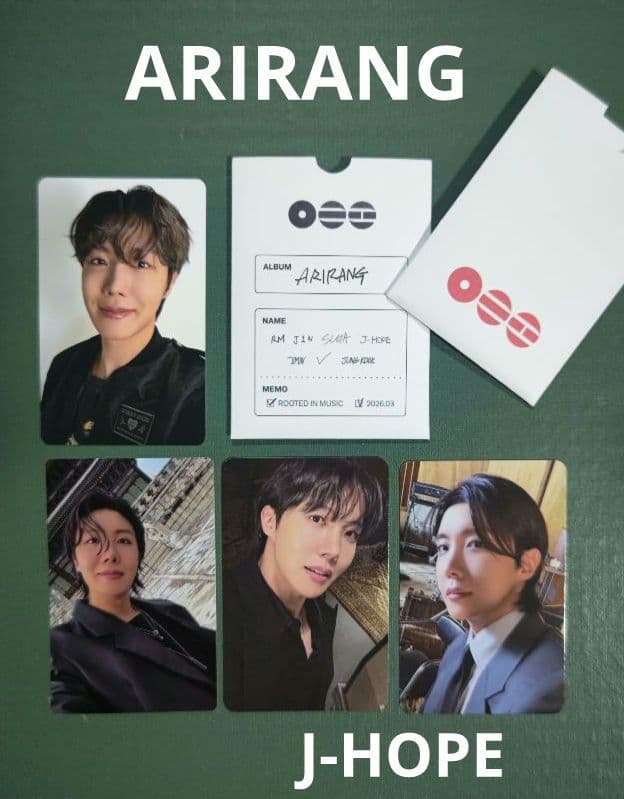 [Б/У] BTS J-HOPEARIRANG Бонус/Фотокарточка Weverse включена во все 3 версии