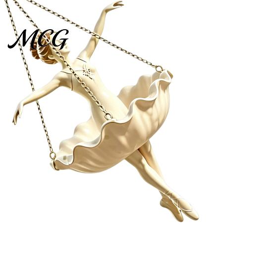 Ballet Dancer Hanging Planter Planter, Cute Resin Ballerina Plant Pot, Elegant Holder for Succulents Artistic Trailing Vines Spider Plants Hanger