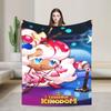 Čistě vanilková pletená deka flanelová Cookie Run Kingdom teplé přehozy na postel ložnice prošívaná deka