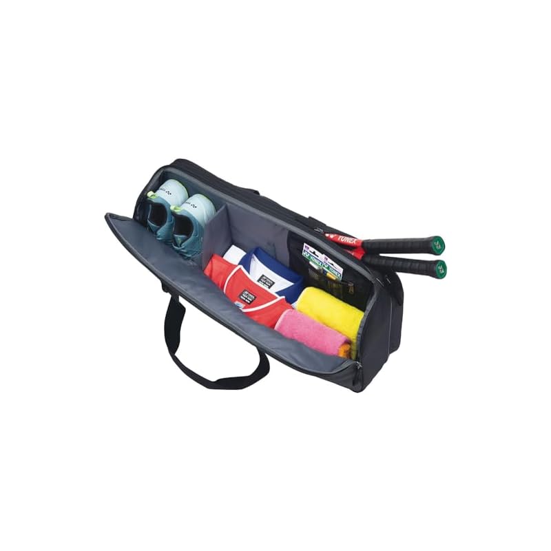 [YONEX] Tennis Racquet Bag 2-Way Tournament Bag (Holds 2 Tennis Racquets) Black