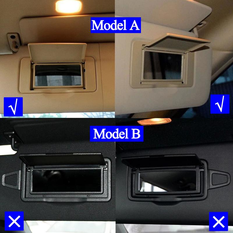 Car Sun Shade Mirror Internal Makeup Mirror for Mercedes-Benz ML GL R Class W164 X164 W251 2006-2011
