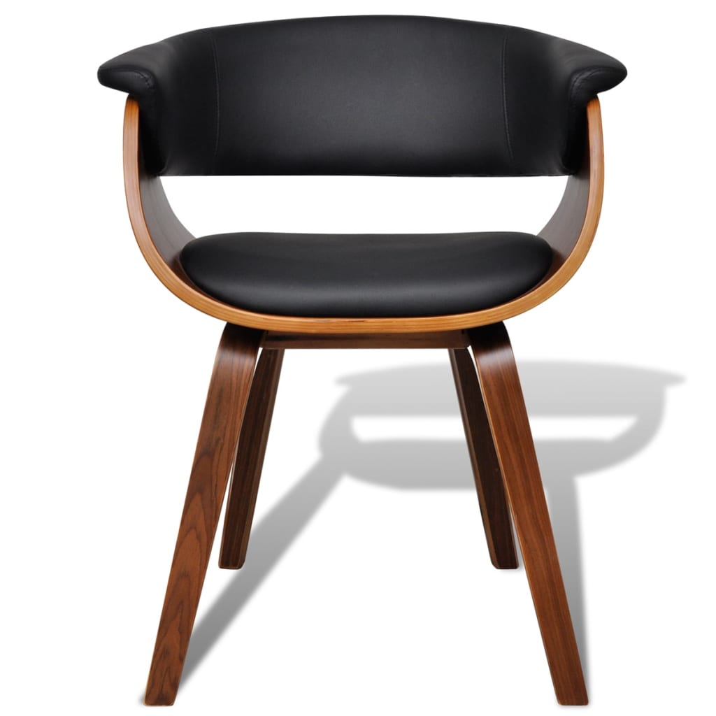 Dining Chair Bentwood Frame and PU Leather