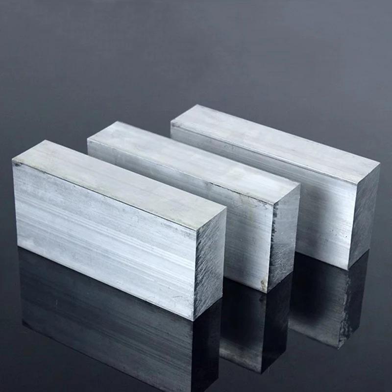 6061 Aluminium Flachblech Aluminiumstange Metallplatte Dicke 2mm 3mm 4mm 10mm Länge 500mm Kundenspezifisch