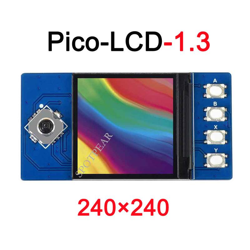 Raspberry Pi Pico 1,3" LCD-Display, 65K Farben, 240×240 Pixel