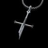 Narsil Personality Broken Sword Necklace Rings King Moveis Jewelry Men Cool Punk Sword Pendant Necklace Gift