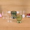 1:6 1:12 Itens de Mobiliário Miniatura para Casa de Bonecas Mini Copo de Vidro Xícara de Chá/Pote de Armazenamento/Pote de Doces/Caneca de Cerveja Etc para Acessório de Decoração