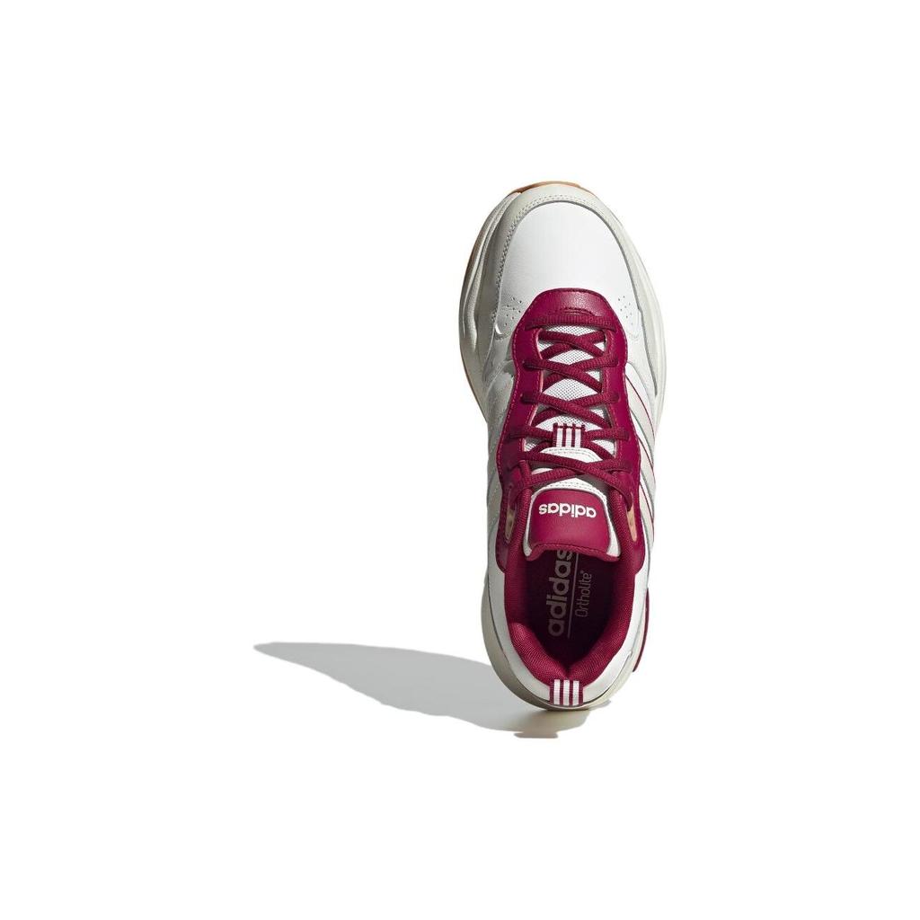 Adidas Neo Strutter Comfortable Versatile Slip Resistant Durable Low Top Casual Shoes Unisex Casual Shoes Light-Red ID3572