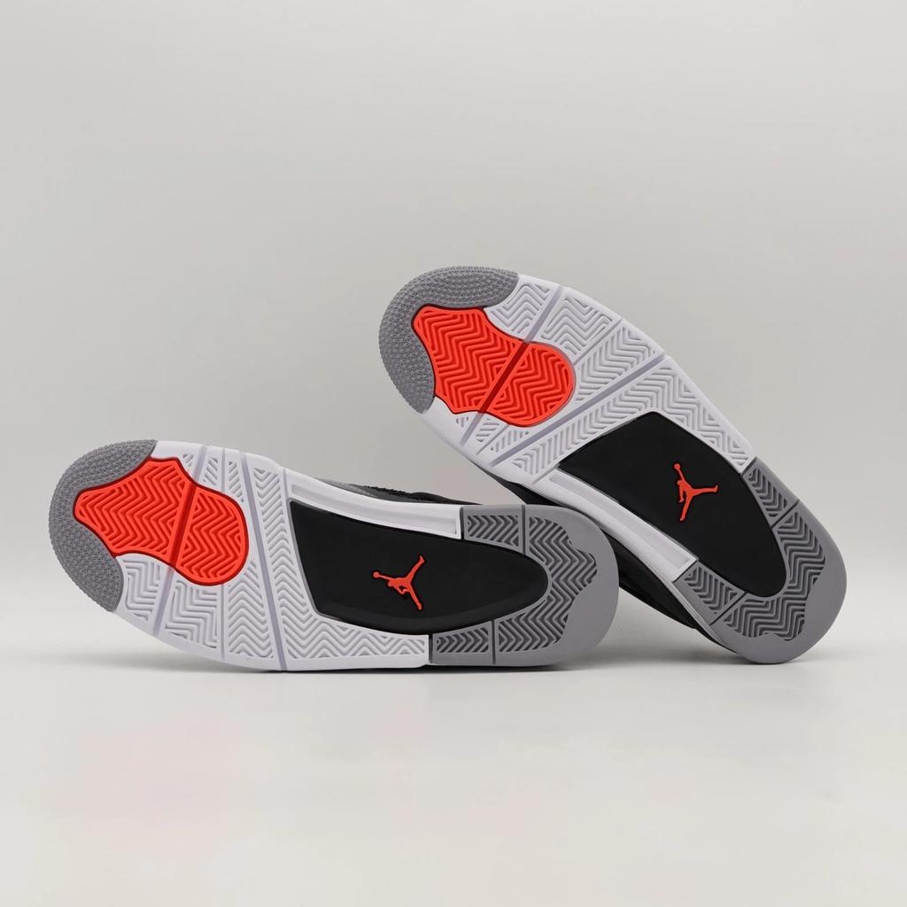 DH6927-061 Nike Air Jordan 4 Infrared 23 Black Cement Dark Grey Red (Men's)
