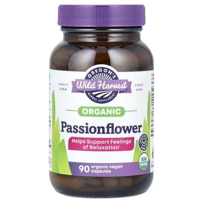 Oregon's Wild Harvest, Organic Passion Flower, 90 Organic Veggie Capsules