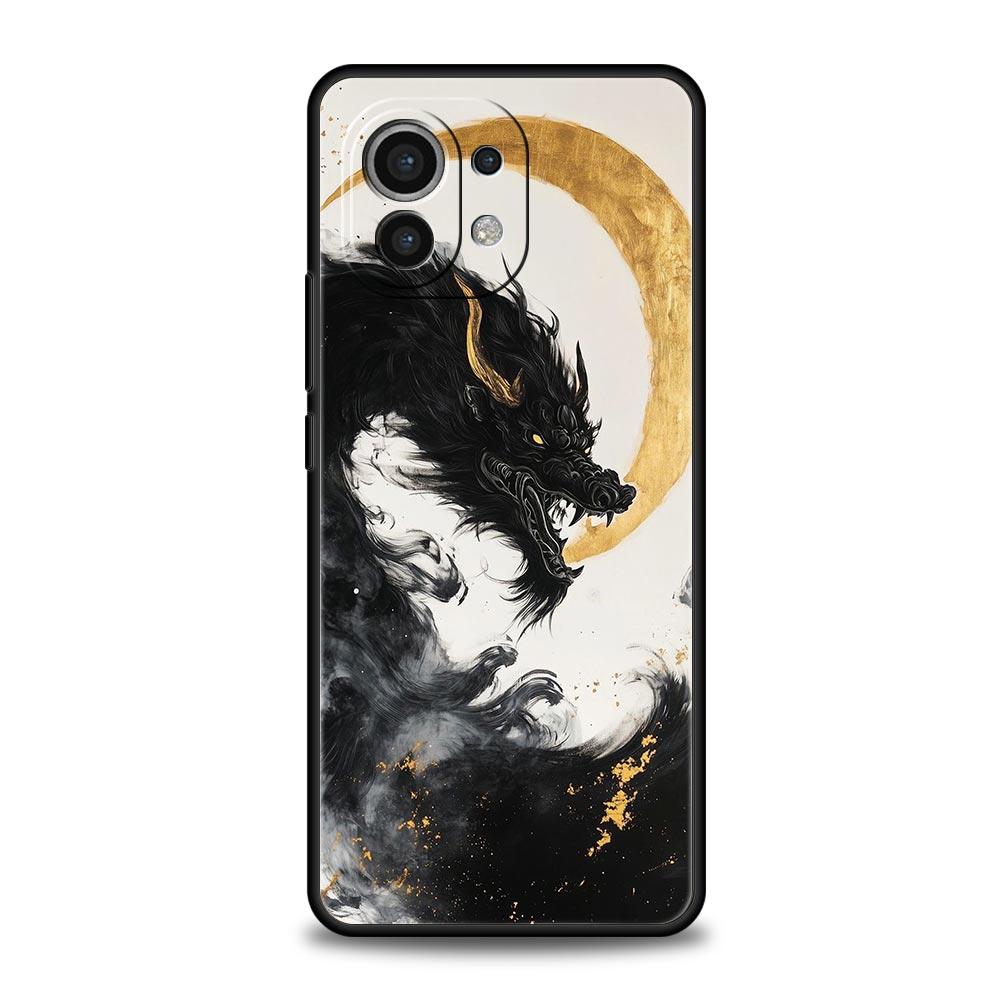 Funda de Teléfono de Dragón Para Xiaomi Mi 15 14 13 12 11 Lite 14T 13T 12T 11T Pro Poco X7 X6 X5 X3 Pro F6 F5 F4 Cubierta