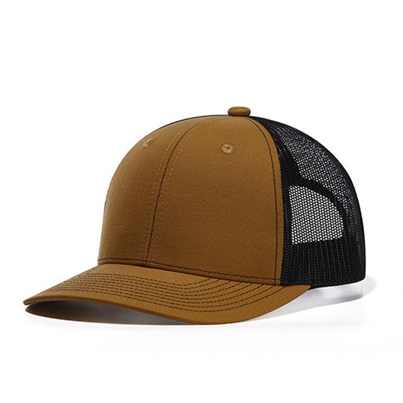 Customized Printed Logo Slightly Curved Brim Duck Tongue Hat Women's Outdoor Sunshade Net Caps Men's Hiking Baseball Hats