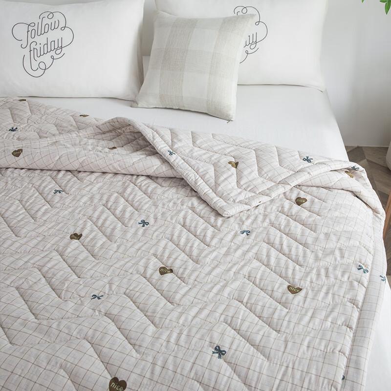 Muji Washed Cotton Antibacterial Quilt