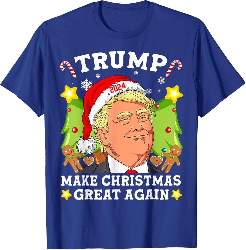 

SALE Funny Trump Santa Hat Make Christmas Great Again Unisex T-Shirt Unisex T-Shirt XXXXL