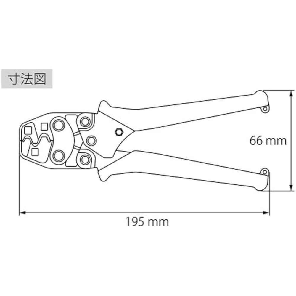 Robtex Mini Crimping Tool for Eviling Sleeves (E), Small (1.6 X 2), Small, Medium AK17MA2