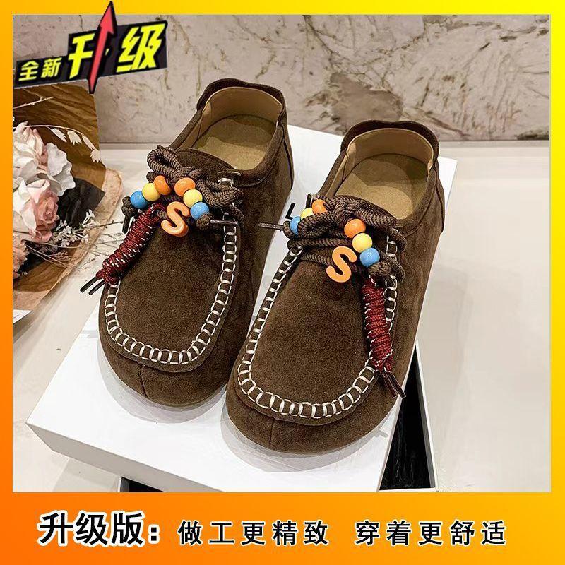 2025 new Baotou Birkenstock height increase comfortable versatile casual big head thin slippers fashion casual two wear women's shoes