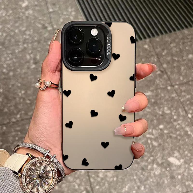 

Full Screen Love Suitable for Apple 16PROMAX Mobile Phone Case IPhone 15 Hard Shell 14 Large Hole 13 Simple 12 Trend 17 Apple 17PROMAX