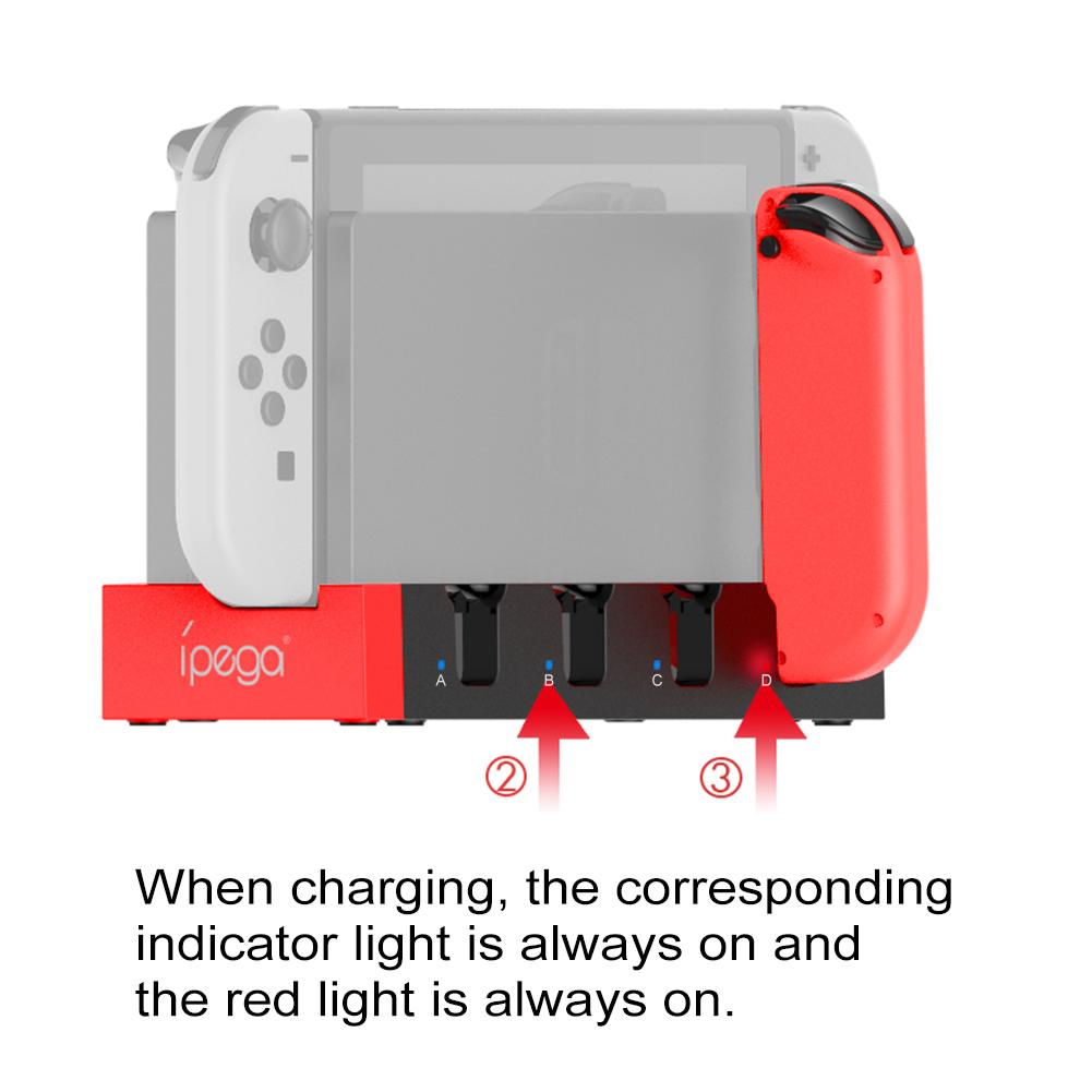 4 in 1 Game Controller Charger for Nintendo Switch Joy-Con Game Console Dock