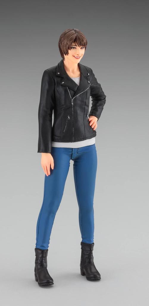 Hasegawa Real Figure Collection Girls Rider Unpainted Resin Kit SP553 1/12 No.28 Vol.3