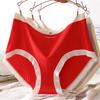 4PCS/Set Women's Cotton Underwear High Waist Panties Breathable Briefs Plus Size Fit 50-140kg Wear