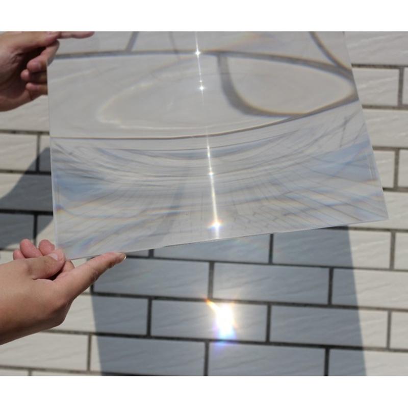 Lente di Fresnel Ottica PMMA Grande Lunghezza Focale 330mm Concentratore Solare Ingrandente 330mm Dimensioni Carta di Credito Righello Lente d'Ingrandimento