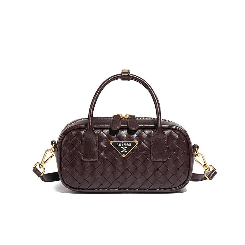 JMG Bags Trendy Kussentas, Schoudertas Crossbody Kleine Vierkante Tas, Veelzijdige Handtas, Modieuze Handgeweven Tas