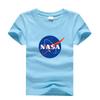 Klassisches Nasa Weltraum Astronaut T-Shirt für Kinder mit stilvollem O-Ausschnitt