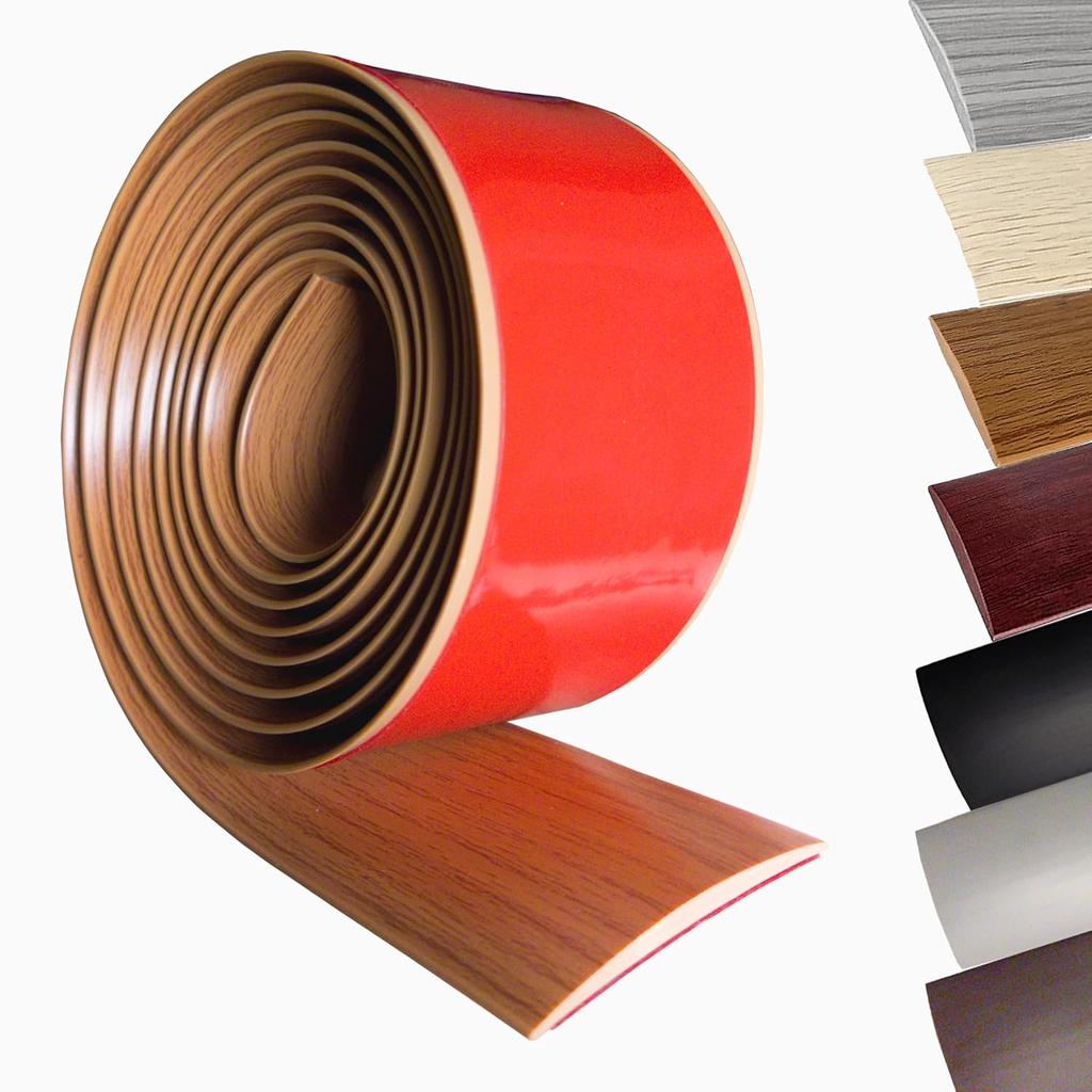 Floor Transition Strip Self-Adhesive Cover Strips Threshold Repair Floor Vinyl Flooring Transitions Laminate Floor Flat Divider Strip Minimalism Oak