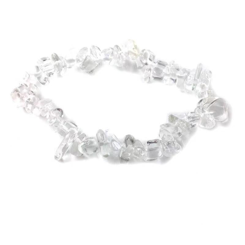 Natural Stone Stretchable Crystal Gravel Bracelet
