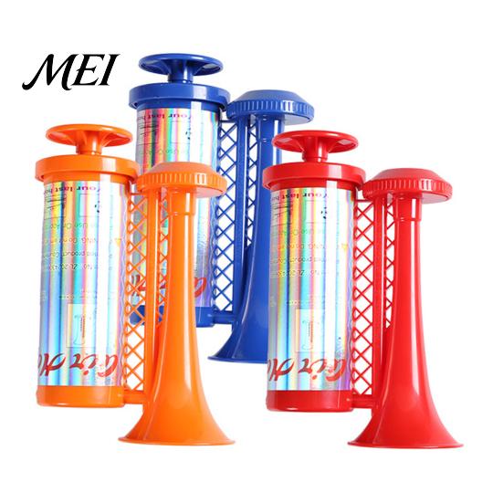 Long-lasting Sound Horn Hand Pump Air for Sports Games, Cheering Noise Maker Stadium, Portable Push Speaker Soccer Fan Party Battery-free