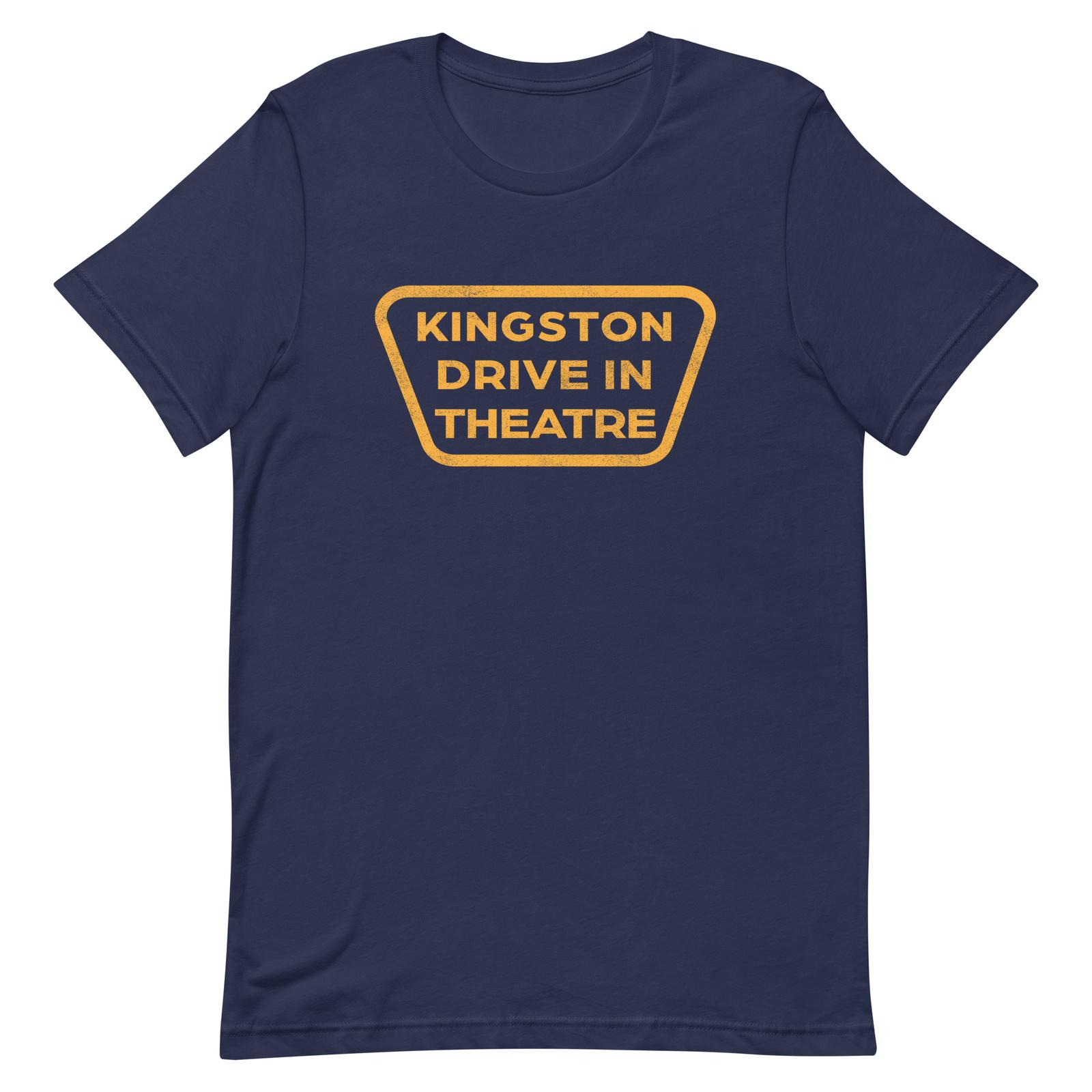 Kingston Drive-In Theatre T-Shirt - Retro Old School Drive-In Movie Theatre Tee XXXXL