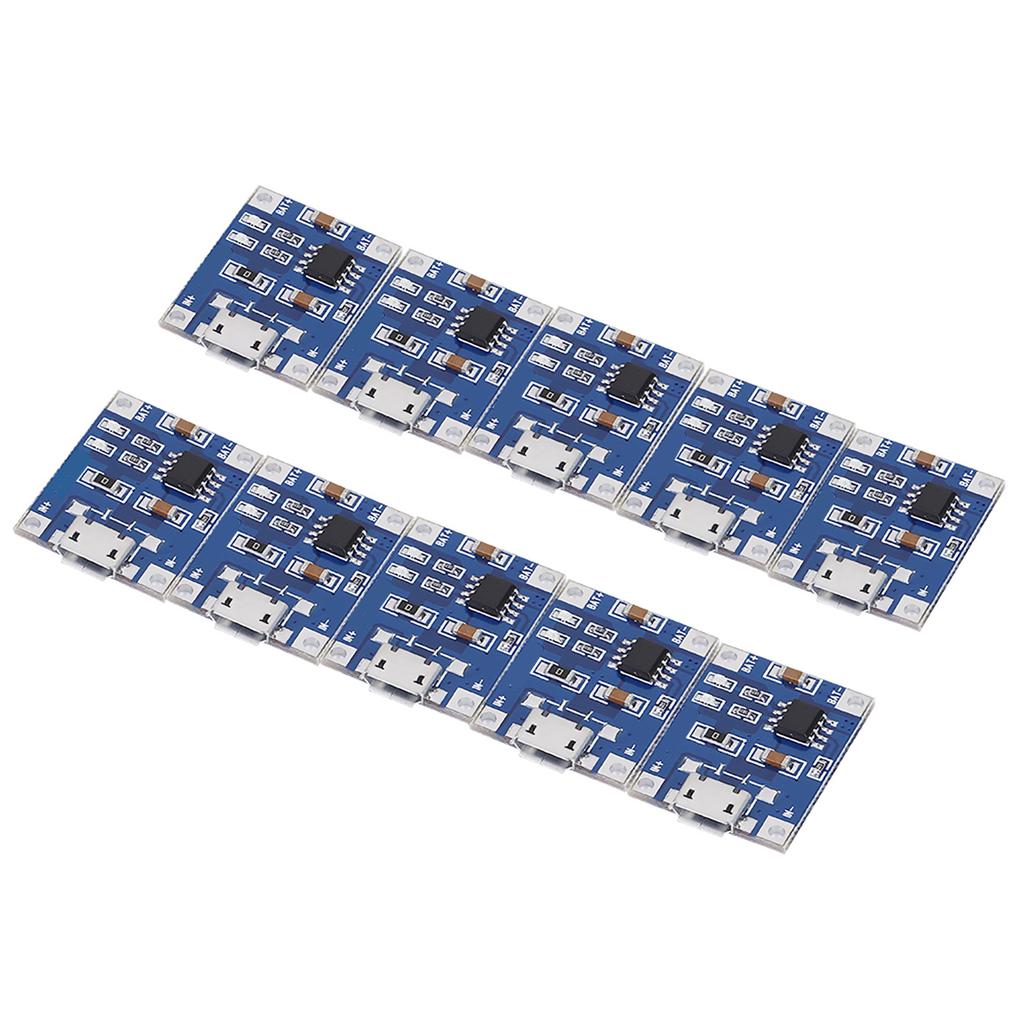 10pcs  USB 1A Lithium Battery Charger  Module Charging Board