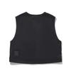 Li Ning New Chinese Style Plain Simple Vest Women Vest Black AMDW028-3