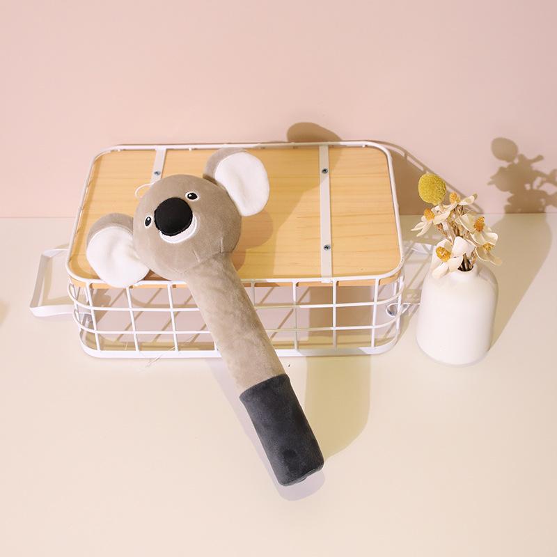 Cartoon Cute Animal Massage Hammer Creative Plush Toy Knock Back Back Knock Back Stick Plush Animal Shape