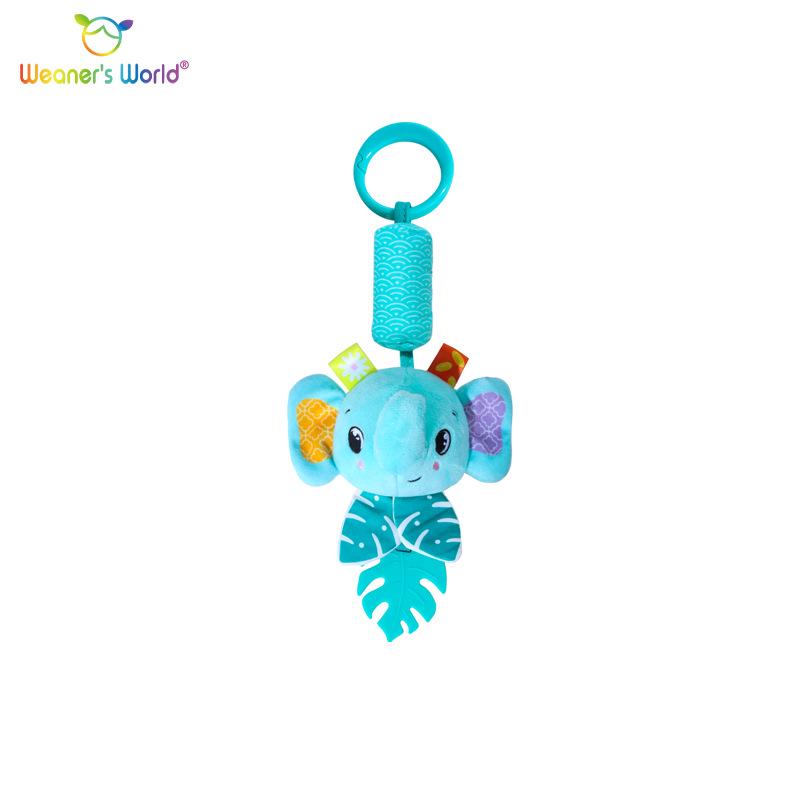 

Plush Animal Car Hanging Rattle & Teether for Babies 0-6 Months