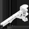 Space Saving Heavy Duty Foldable Desktop Bracket Punch Free Desk Extension for Organized Office Home