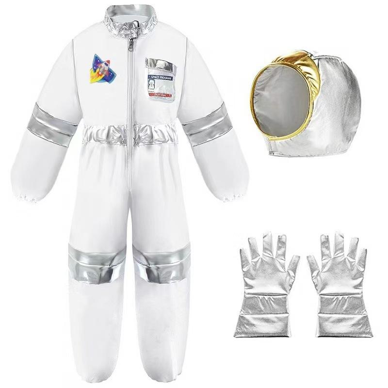 Children's space suits, Halloween cosplay costumes, astronaut gloves, holiday party costumes
