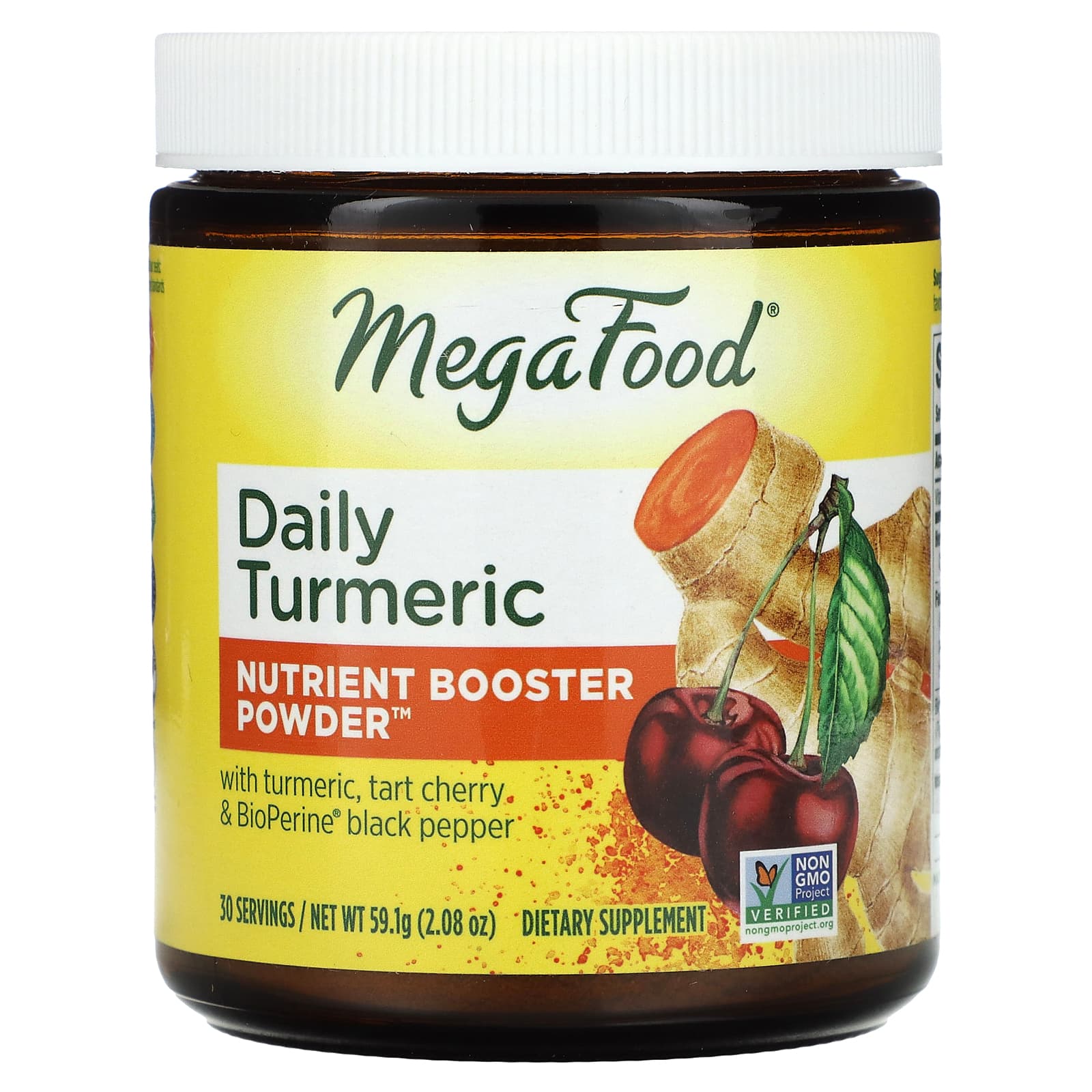 

MegaFood, Daily Turmeric, Nutrition Booster Powder, 2.08 oz (59.1 g)