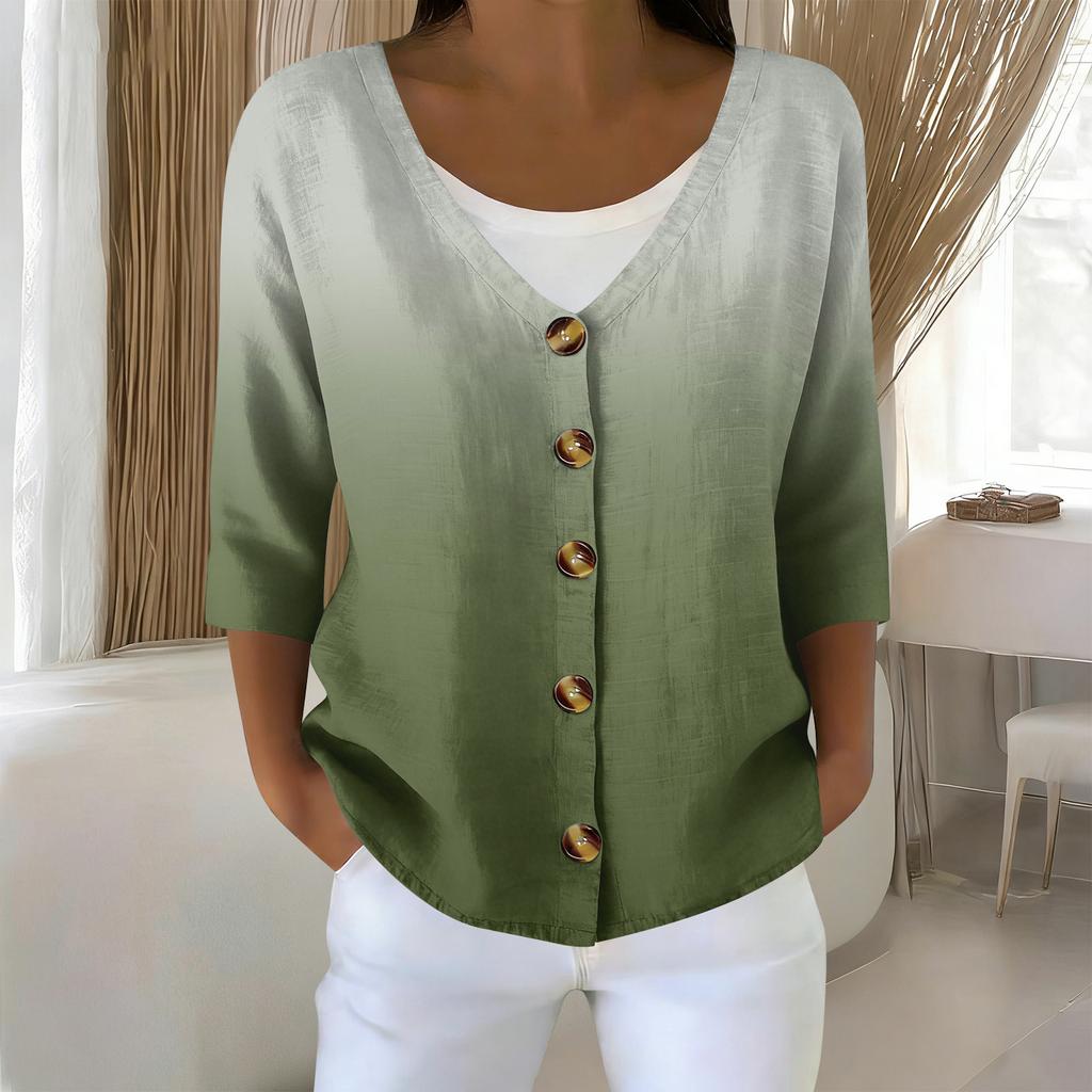 Women's 3/4 Sleeve Shirts Graphic Tees Shirts Casual Basic Tops Pullovers