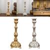 European Elegant Candle Holder Stand Candelabra Romantic Candlelight for Wedding Restaurant Centerpiece Tabletop Decor