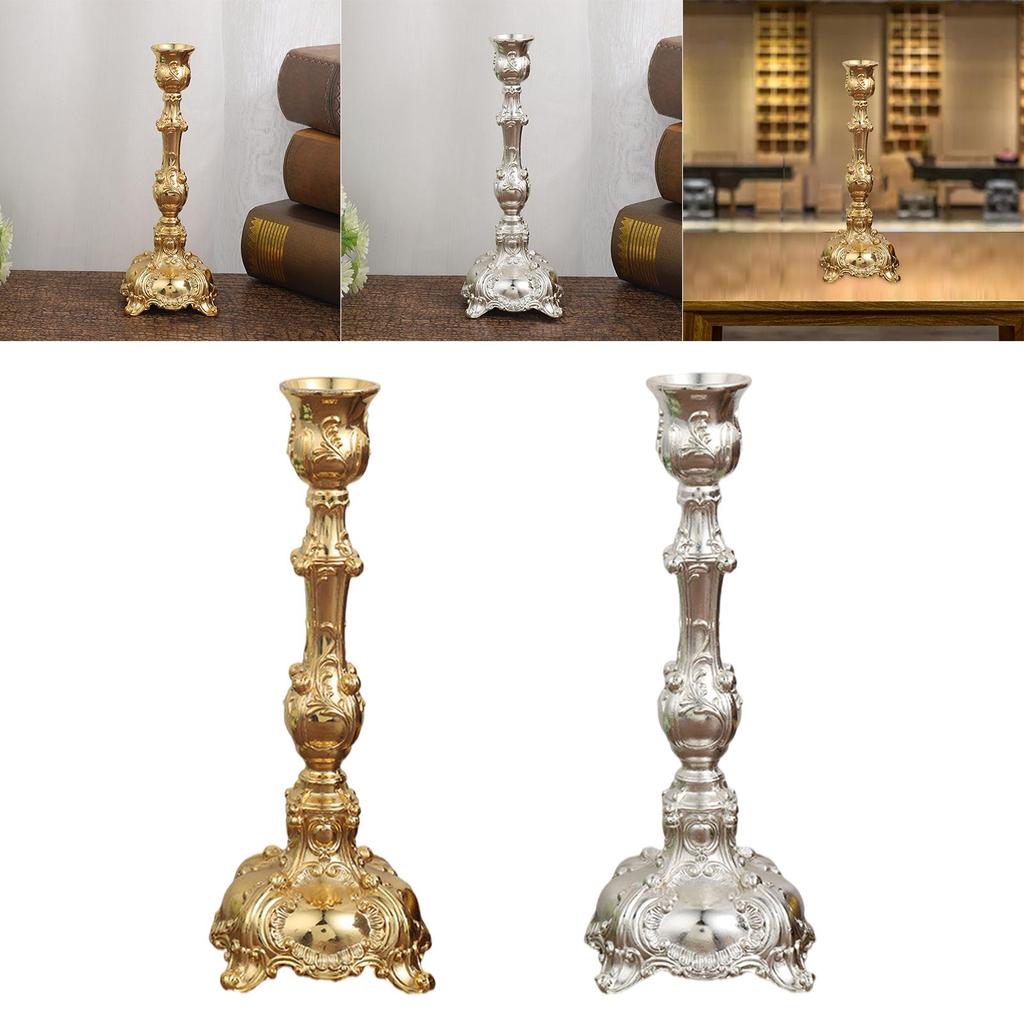 European Elegant Candle Holder Stand Candelabra Romantic Candlelight for Wedding Restaurant Centerpiece Tabletop Decor