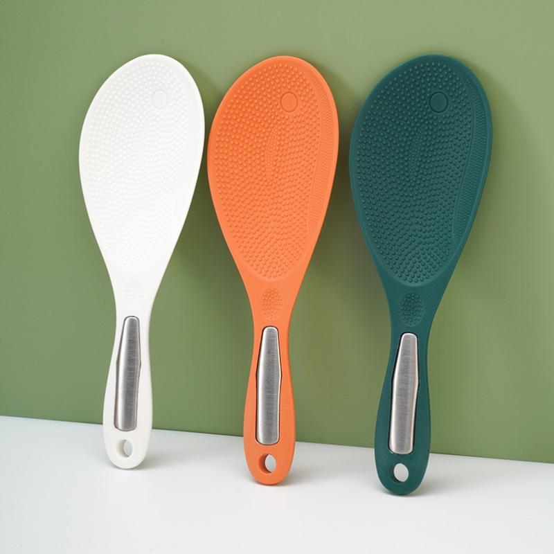 1 Stück Plastik-Reisschaufel Antihaft-Reiskocher, Antihaft-Reislöffel Haushalts-Reislöffel zum Schlagen von Reis