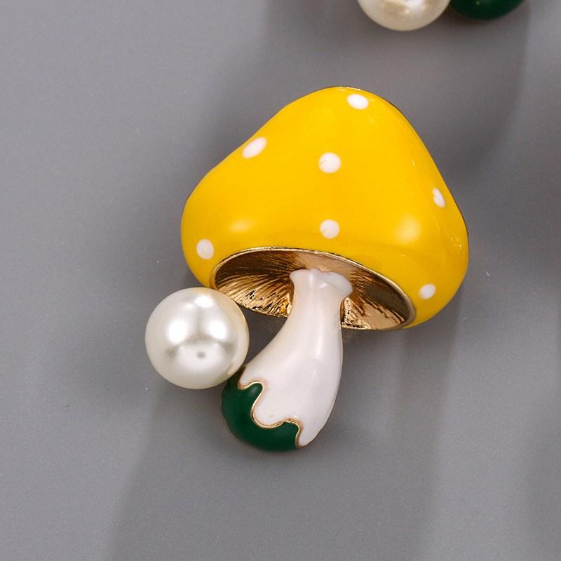 Cartoon Cute Badge Lapel Pin Jewelry Gift Mushroom Enamel Pins Plant Brooches Brooch Custom Funny